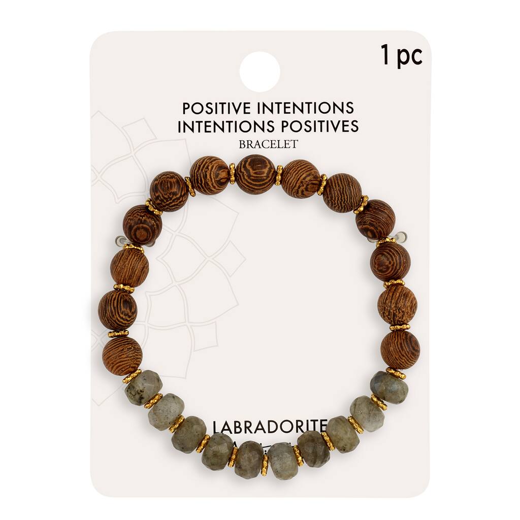 This a beautiful bracelet and earring set Positive Intentions